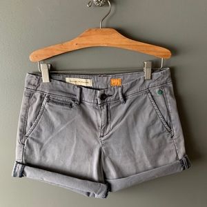 Grey chino shorts